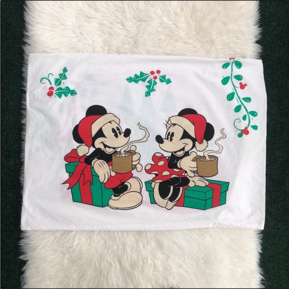 Vintage Christmas Disney Pillowcase